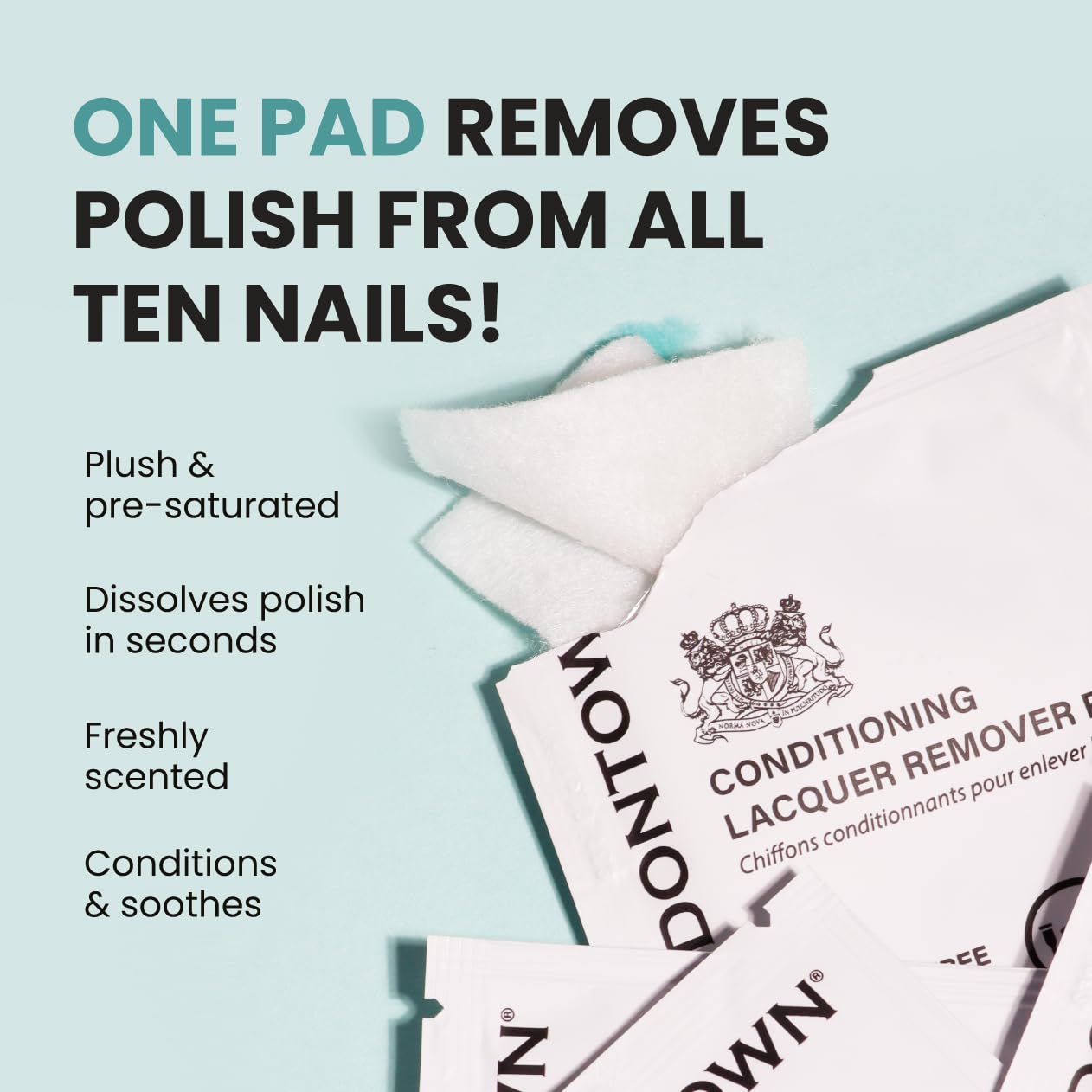 LONDONTOWN Conditioning Lacquer Remover Pads