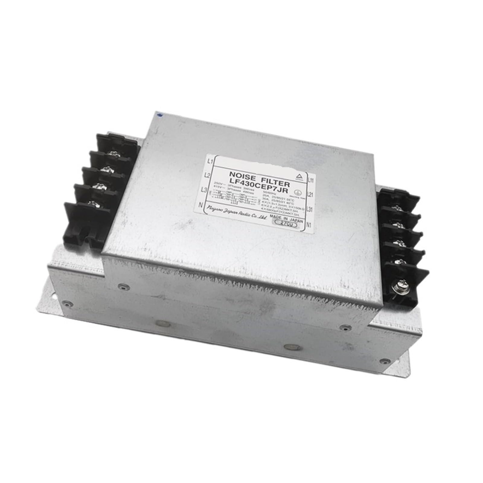 Filtre LF430CEP7JR d'alimentation triphasé quatre fils 380V
