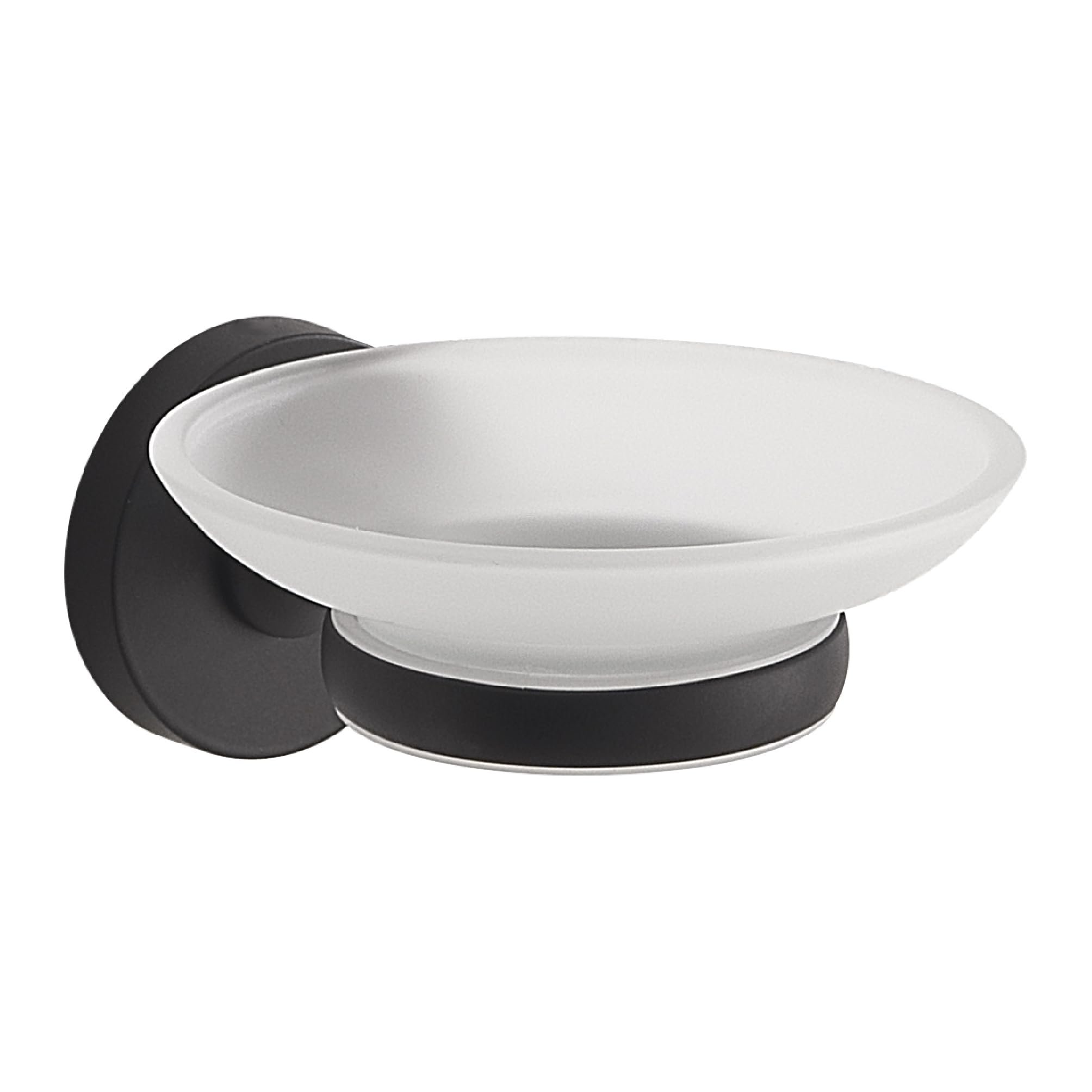 Gedy Felce Plus Matte Black Wall Soap Dish