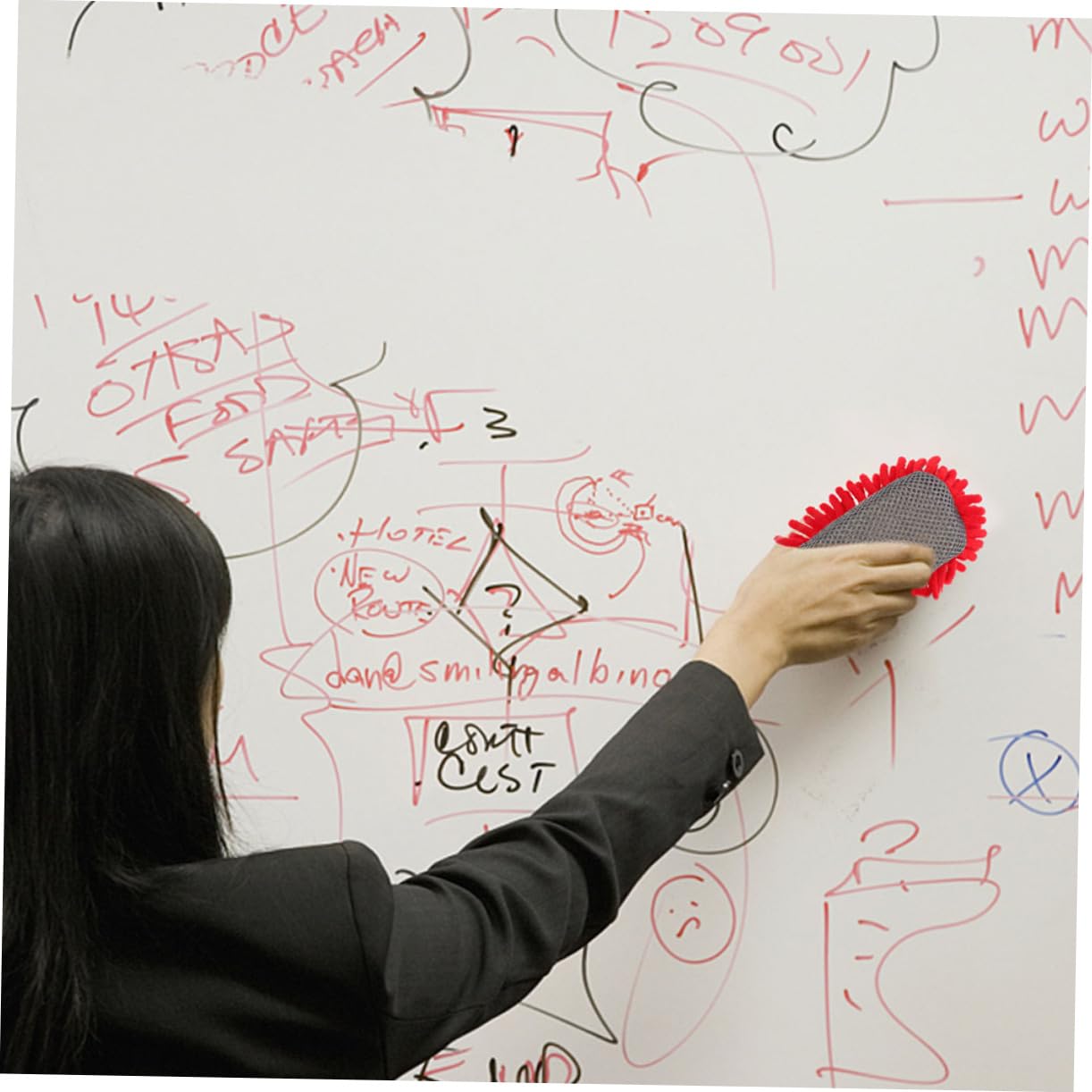 ARTIBETTER 4 Sätze Radiergummi Leichte Whiteboard-radierer Whiteboard-zubehör -reinigungstool Für Klassenzimmer Vielseitiger Tafelwischer Chenille 4 Stück * 4