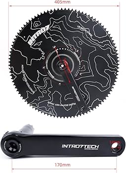 Amazon | POLSO INTRO7 固定ギアバイククランクセット 70T 100T