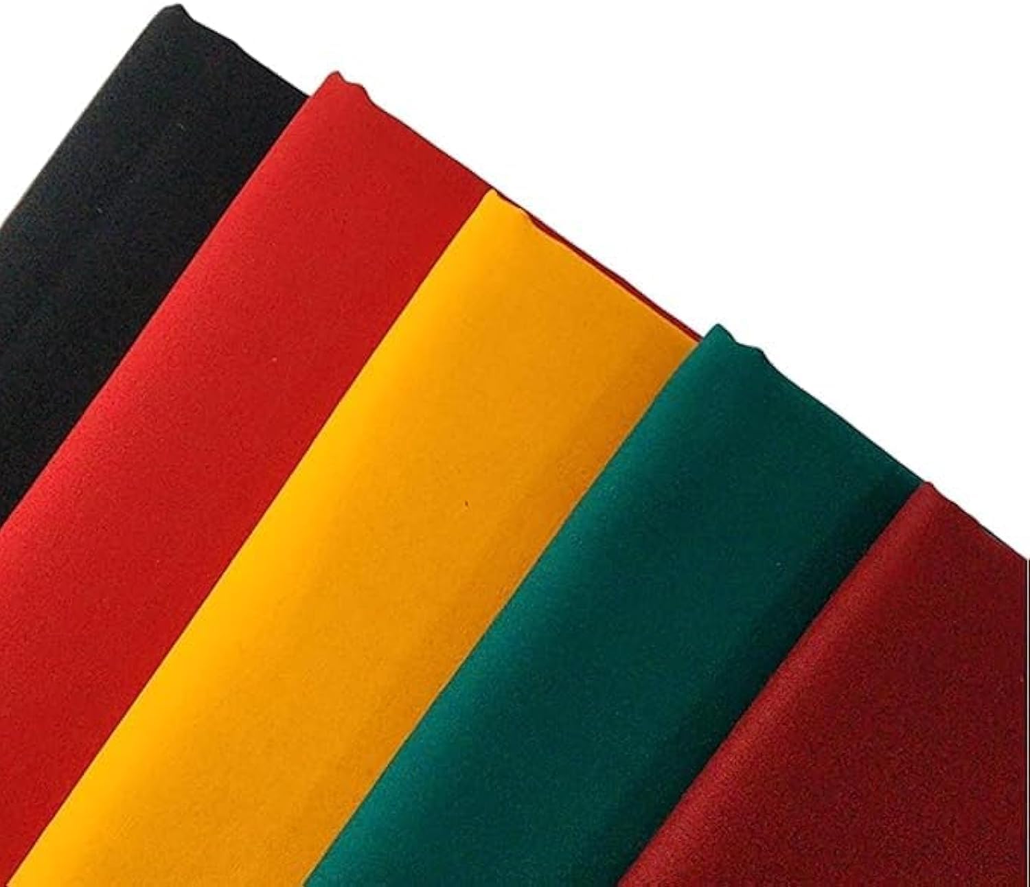 YOOKO® Cotton Blend Unstitched Blouse Material, 1 Metre Each, Pack of 5 Pieces, Traditional Style, Free Size Red, Black, Maroon, Yellow, Ramagreen-image-7