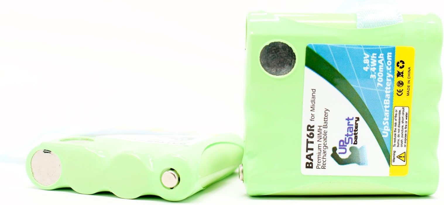 Batteria Ni-MH 4.8V 700mAh Per Midland G8 E Modelli Compatibili – Ricambio PB-G8 - 4