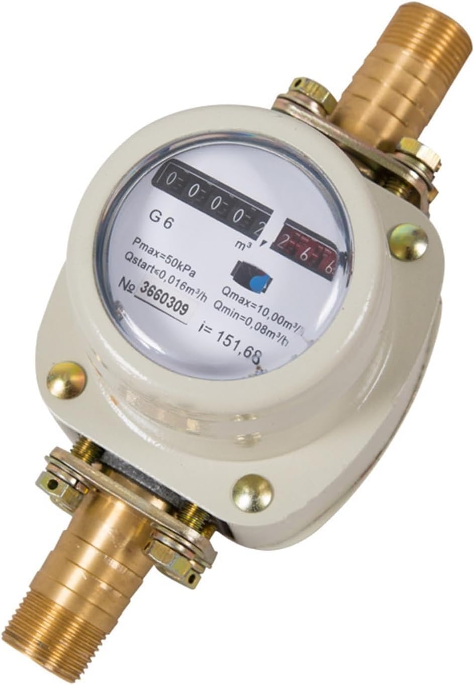 Medidor de flujo ultrasónico de alta precisión for gas de raíces, caudalímetro mecánico for gas natural, oxígeno, biogás, GLP, caudalímetro de desplazamiento positivo de grado industrial de 1"