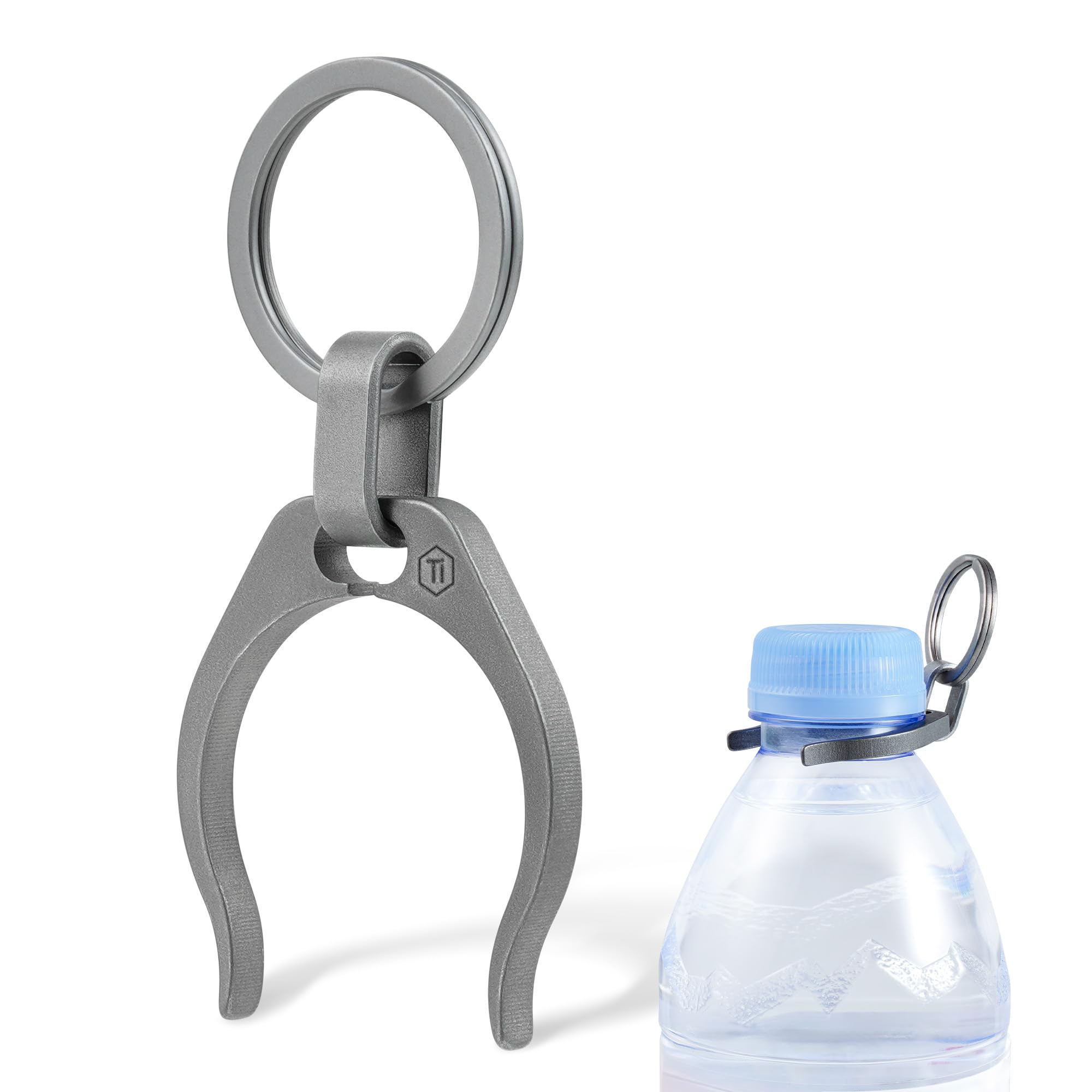 KeyUnity KA60 Water Bottle Clip, Lightweight EDC Water Bottle Holder for Hiking, Camping, and Everyday Carry