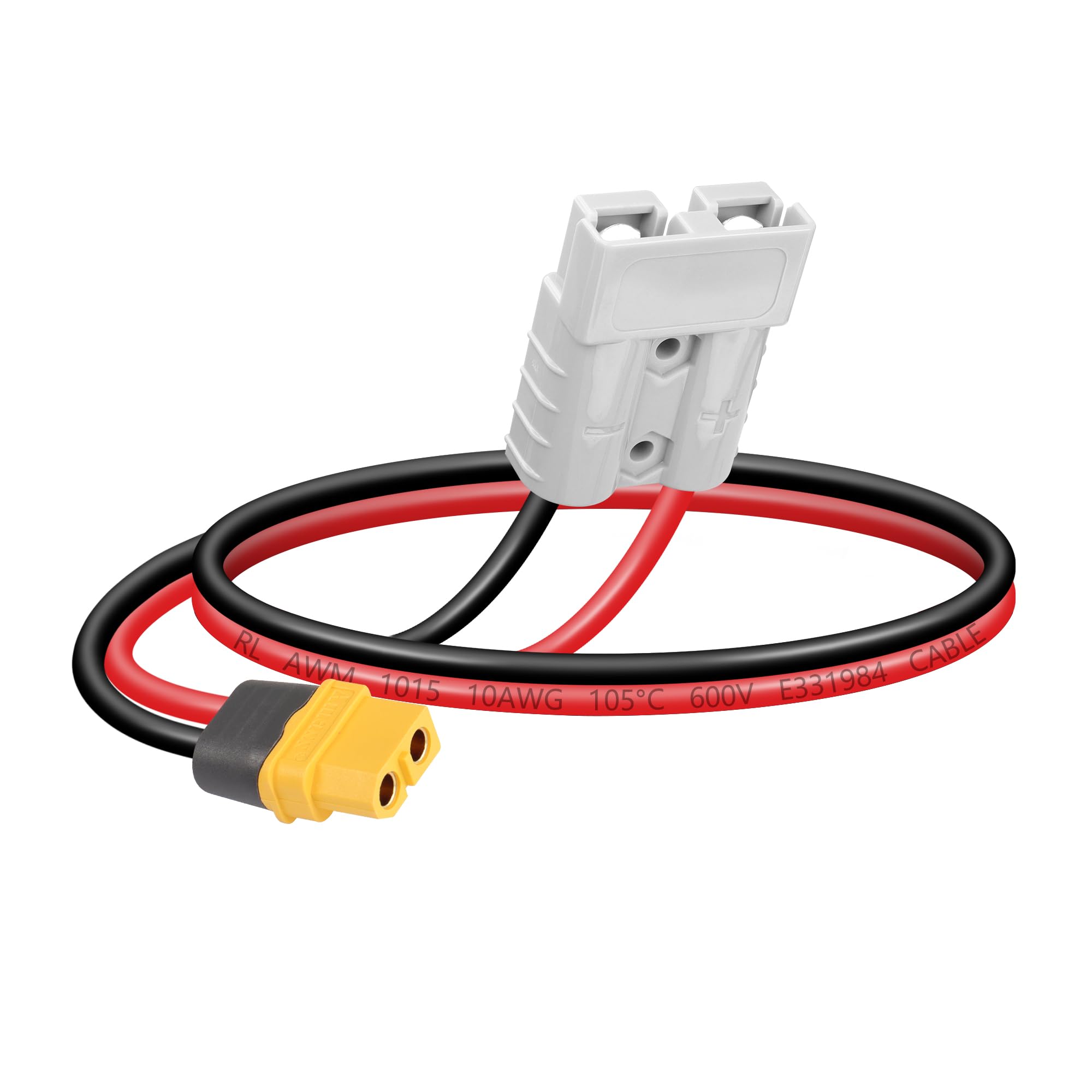 Amazon.com: SinLoon 50AMP 600V Battery Adapter Cable 10AWG ADS