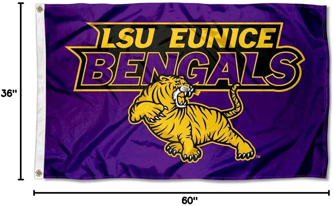 LSU Eunice Bengal Logo Flag
