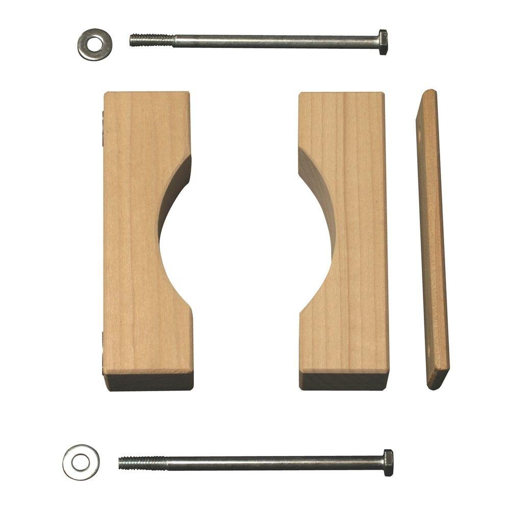 Cardinal Gates Round Clamp for Pet Gates ,Wood, Poplar ,Natural