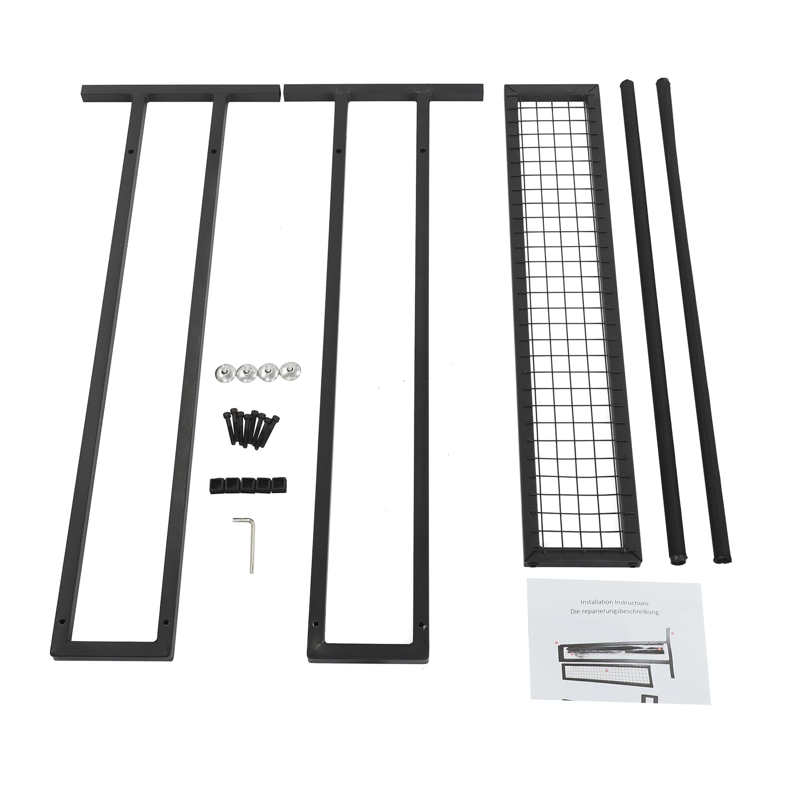 Soporte para raqueta de bádminton de tenis, carrito de acero al carbono, color negro, estante de almacenamiento para campo deportivo, gimnasio, garaje