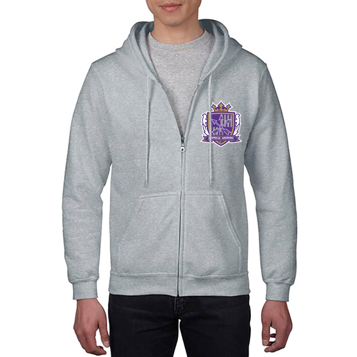 Amazon.co.jp: サンフレッチェ広島 パーカー メンズ ジップアップ