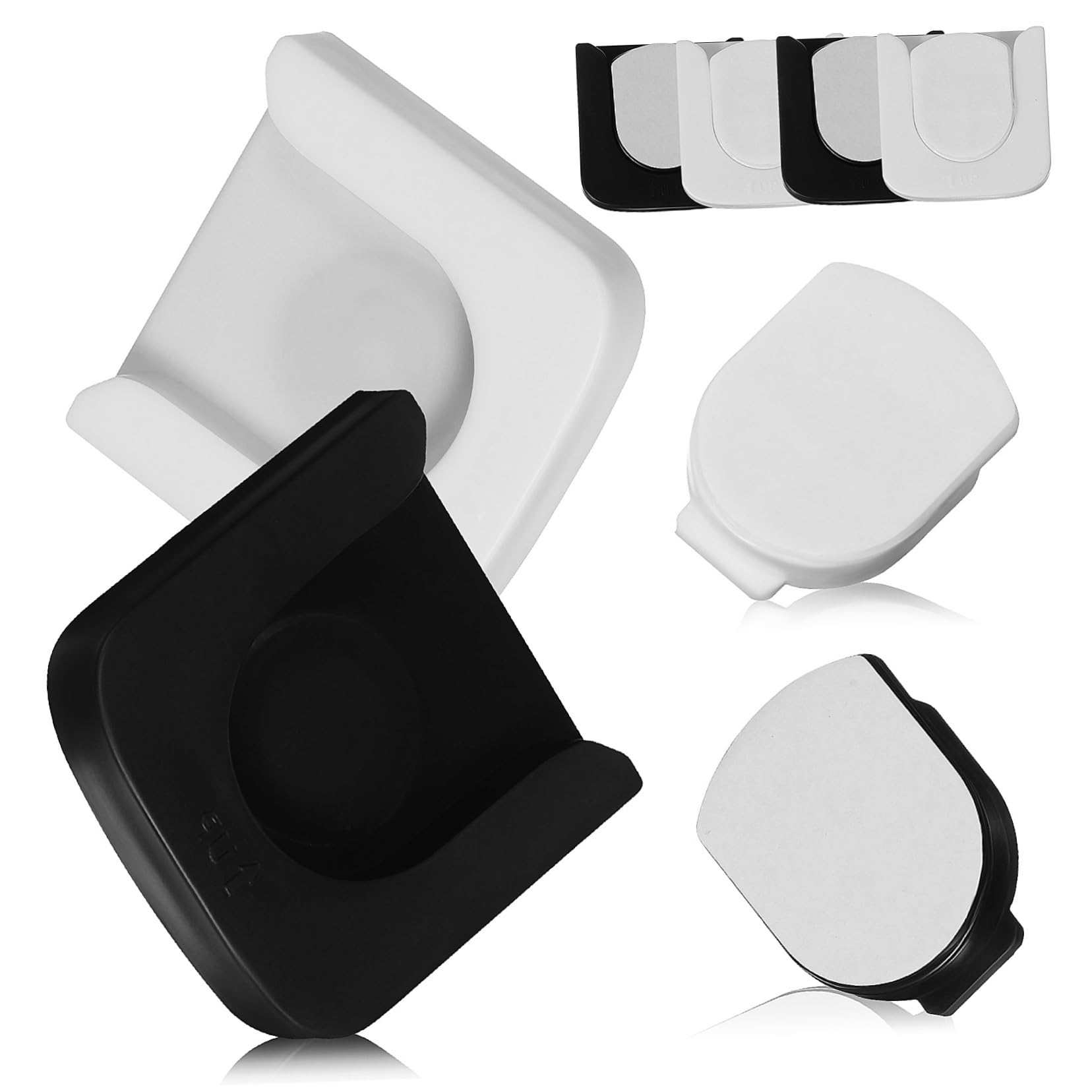 Didiseaon 3 Set Fibbia Magnetica 6 Pezzi Nero/ 3 Pezzi Ciascuno Supporti Per Controlli Console Supporto Per Telecomando Controller Da Parete Supporto Per Telecomando 6 pezzi * 3