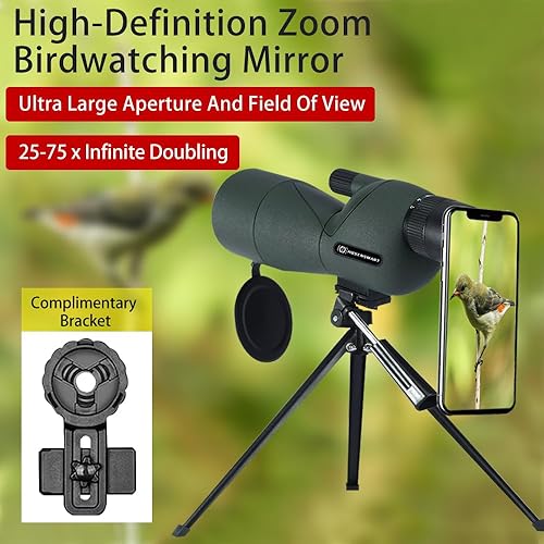 Miniatura 2 de Visores de detección con trípode, caza, en ángulo, impermeable, alcance de disparo, con adaptador de teléfono, compacto, para tiro al objetivo,