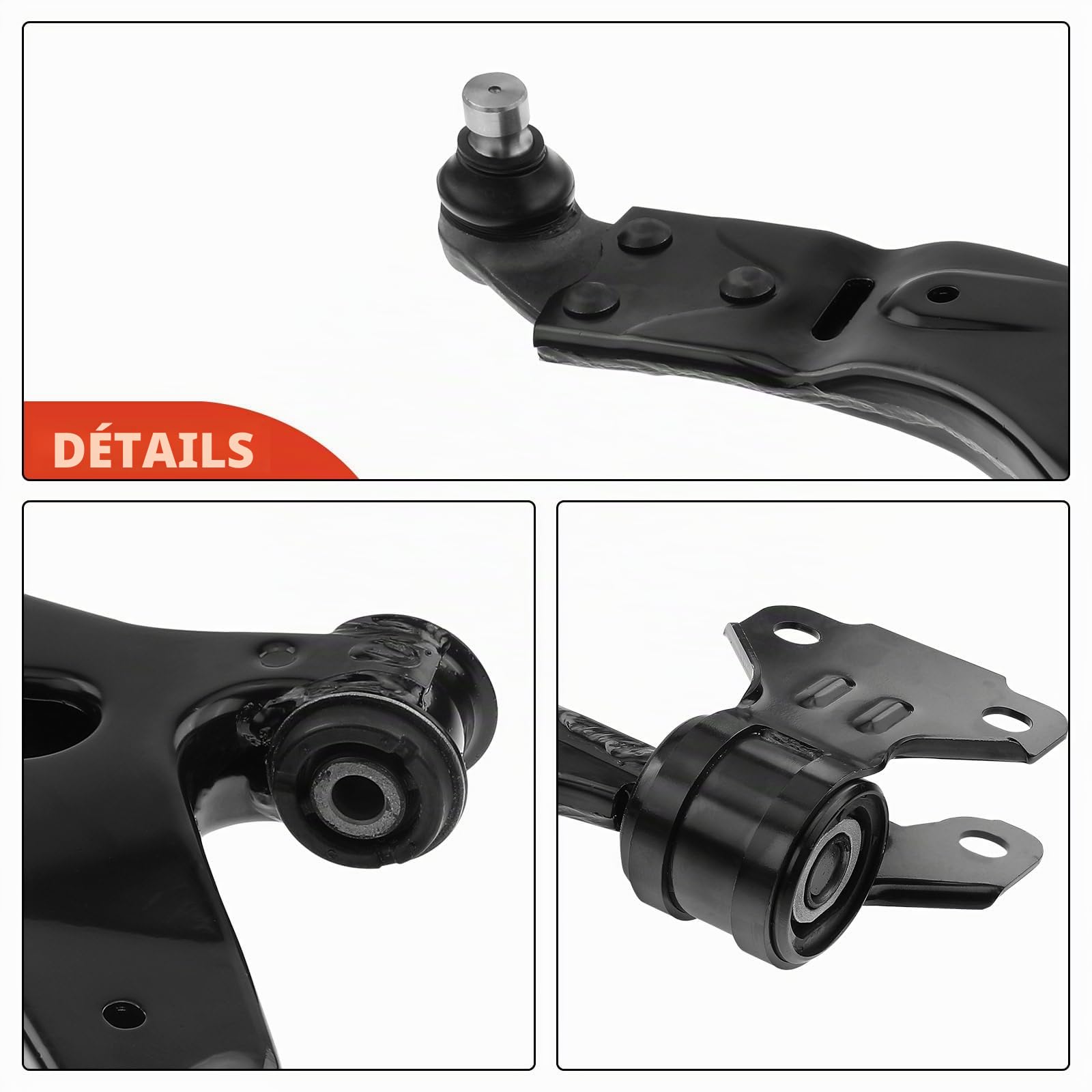 Frankberg 2x Triangle de Suspension en Bas Essieu Avant Gauche Droite Compatible avec K.u.g.a II DM2 1.5L-2.5L 2012-2024 Remplacer# CV613A424AAC