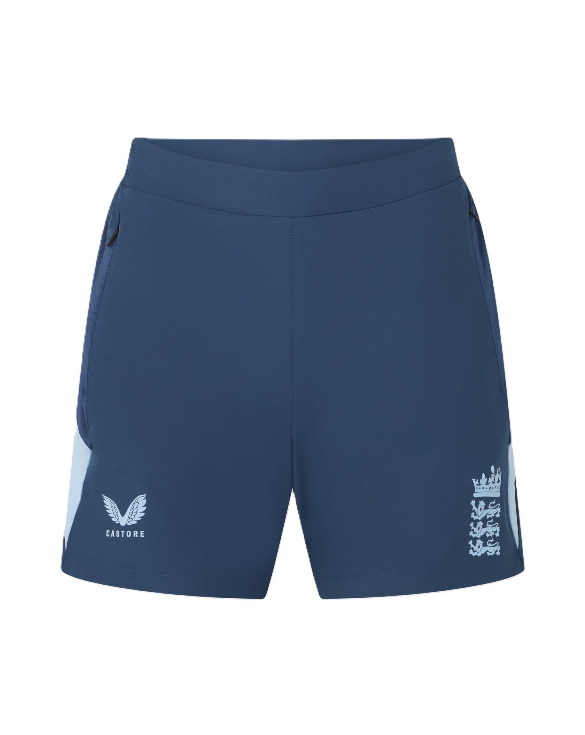 Castore England Cricket Women's Performance Shorts, Navy Ensign, 10