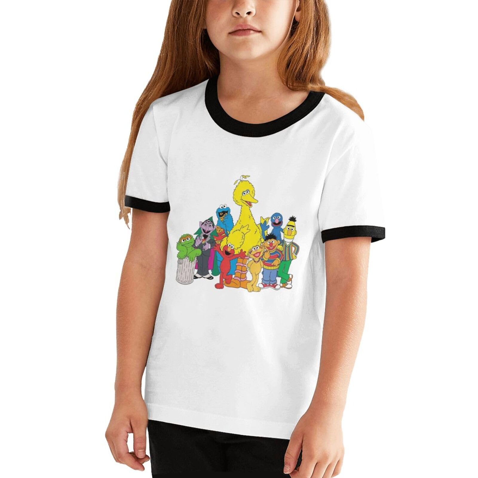 Amazon.co.jp: Tシャツ子供服 キッズ 半袖 セサミストリート キャラ 