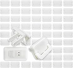 コンセントキャップ 40個コンセントカバー 安全キャップ 子供の保護 感電防止 セット コンセントガード セーフティーカバー トラッキング防止 ほこり防止 抜けにくい ペット 保護 自宅や保育園に適用 (四角形)