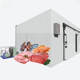 Industrial Cold Storage Room, Commercial Freezer, -30°C to 0°C Temperature Range, Suitable for Catering Companies, Hotels, Grocery Stores, Frozen Food Warehouses, Meat & Seafood Storage