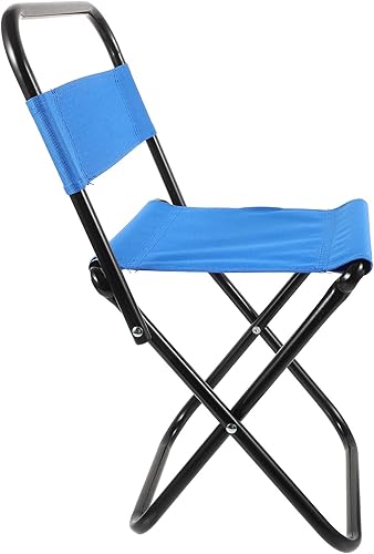 STOBAZA Lightweight Foldable Small Camping Chair Portable Outdoor Lawn Seat Ergonomic Design Frame Easy Storage and Transport for Fishing Beach and