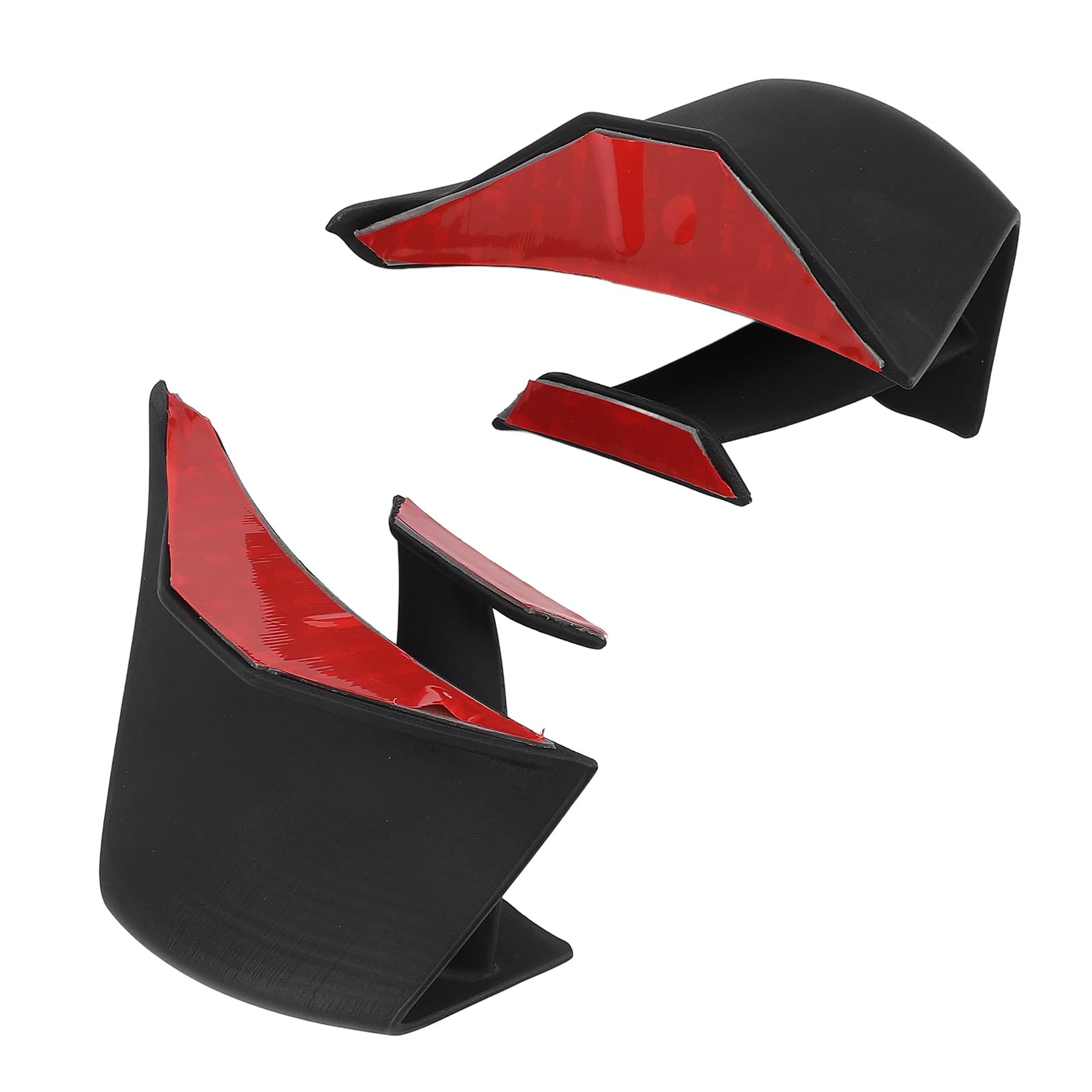 Keenso Matowe Czarne Owiewki Motocyklowe, Stałe Skrzydło Aerodynamiczne do | Motocykl Winglet Fairing matowy czarny motocykl naprawiono skrzydło wiatru dla R1000R R1000 2017 do 2023 zmniejsza wibracje
