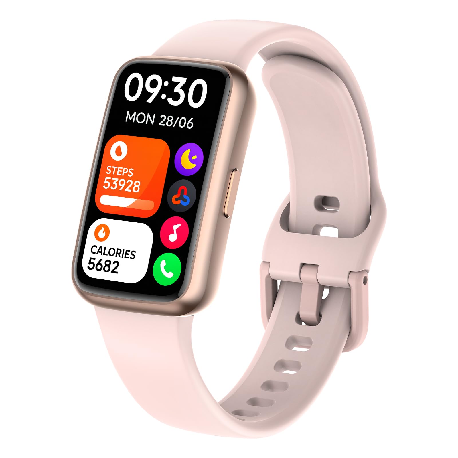 Fitness Tracker Smart Watch for Men Women, 1.47" HD with Bluetooth, 24/7 Heart Rate & Blood Oxygen Monitor, Sleep & Step Counter, 100+ Sports Modes, IP68 Waterproof, Compatible with Android iOS