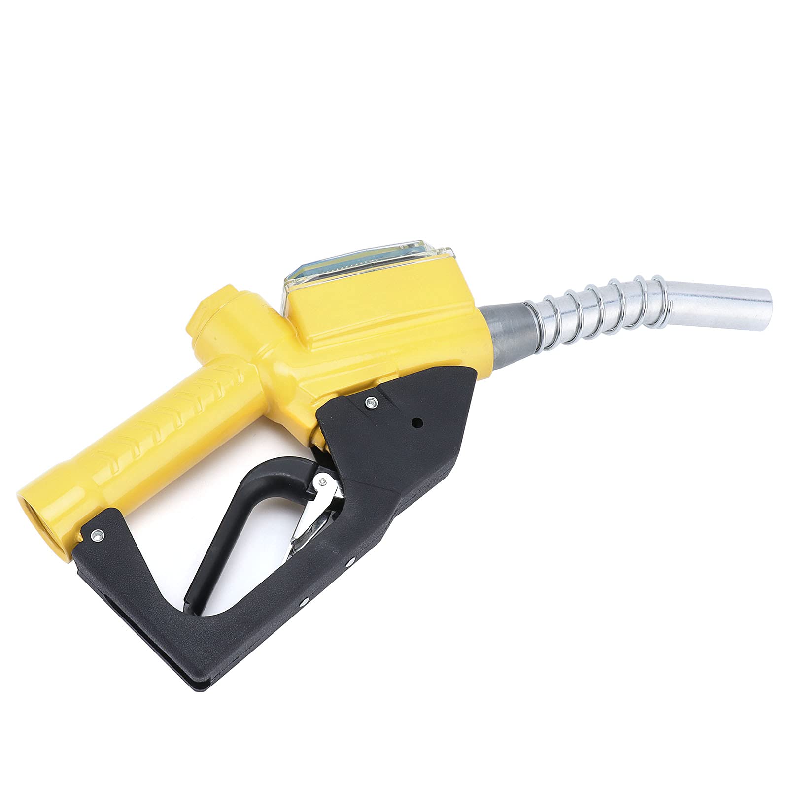 SEAFRONT Boquilla de Medidor de Pistola de Aceite Digital Manual de Aluminio Pantalla Multiunidad BSPT NPT de 1 Pulgada Medición de Flujo Precisa para Gasolina Queroseno en Fábricas Estaciones de