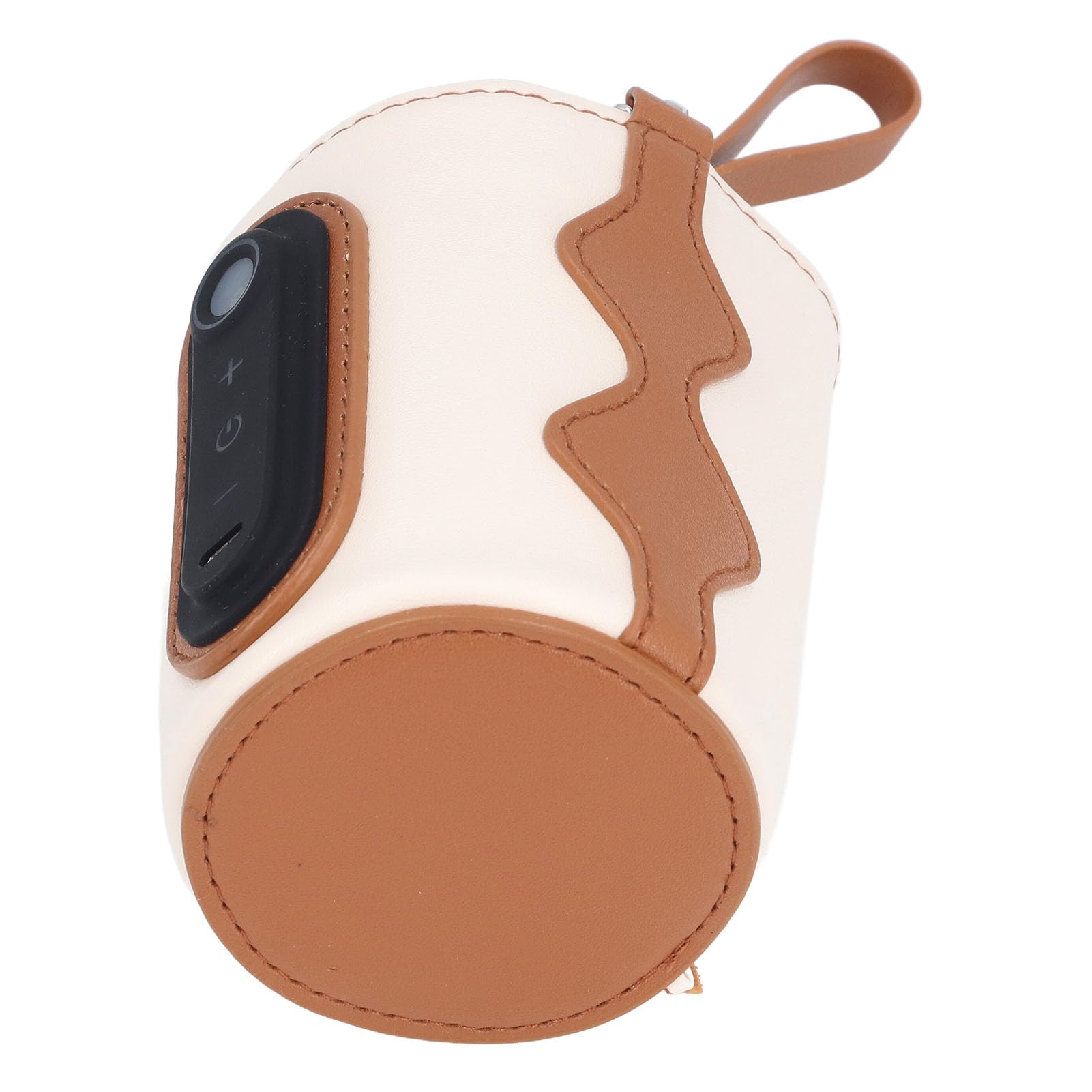 Crafted from leather, metal, and silicone materials, Portable Lightweight Soft Bottle Warming Bag, USB Milk Heat Keeper, 26 Levels Temperature Settings for Camping Hiking Travel,