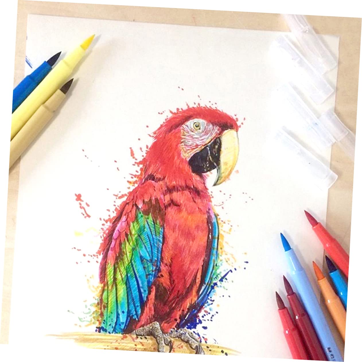Papier Cartonné Coloré A4 100 Pièces Épais pour Dessin et DIY