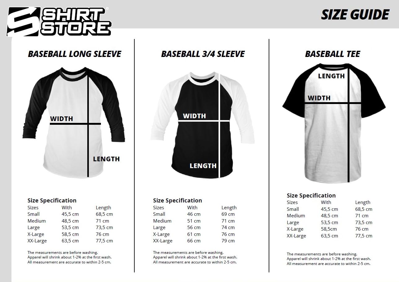 The Godfather Maglietta da baseball con maniche a 3/4, colore bianco e nero