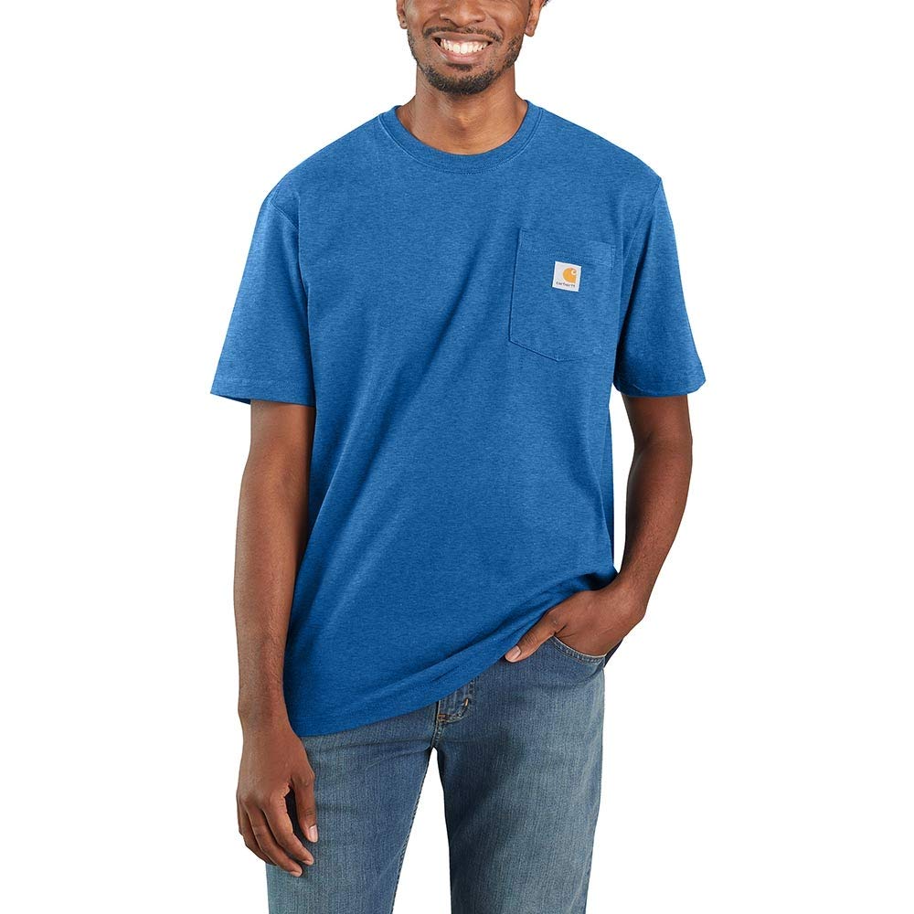 Carhartt Mens Loose Fit Heavyweight Short-Sleeve Pocket T-Shirt (Also Available in Big & Tall) CloseoutWork Utility T-Shirt — view 26