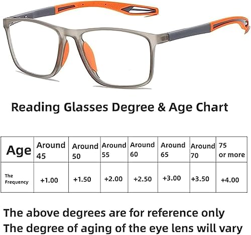 Miniatura 2 de Lentes presbípicos deportivos ultraligeros para hombre, antiluz azul, anteojos de lectura anti luz azul, gafas de lectura para ciclismo deportivo