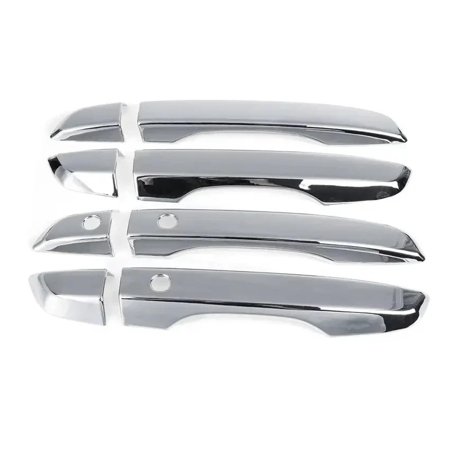 Fncvtm Silver Smart Sliding Exterior Handle For Civic 10Th Gen 2016-2021 Car Exterior Door Handle Moulding Cover Trim(Silver Smart)