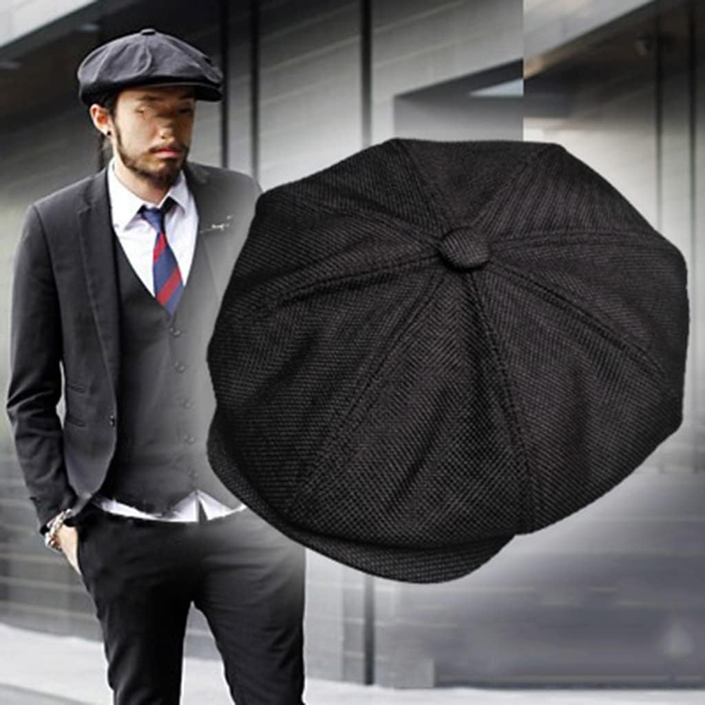 Beret Hat Gatsby Octagonal Hats Retro British Newsboy Cap Outdoor Universal Casual Caps