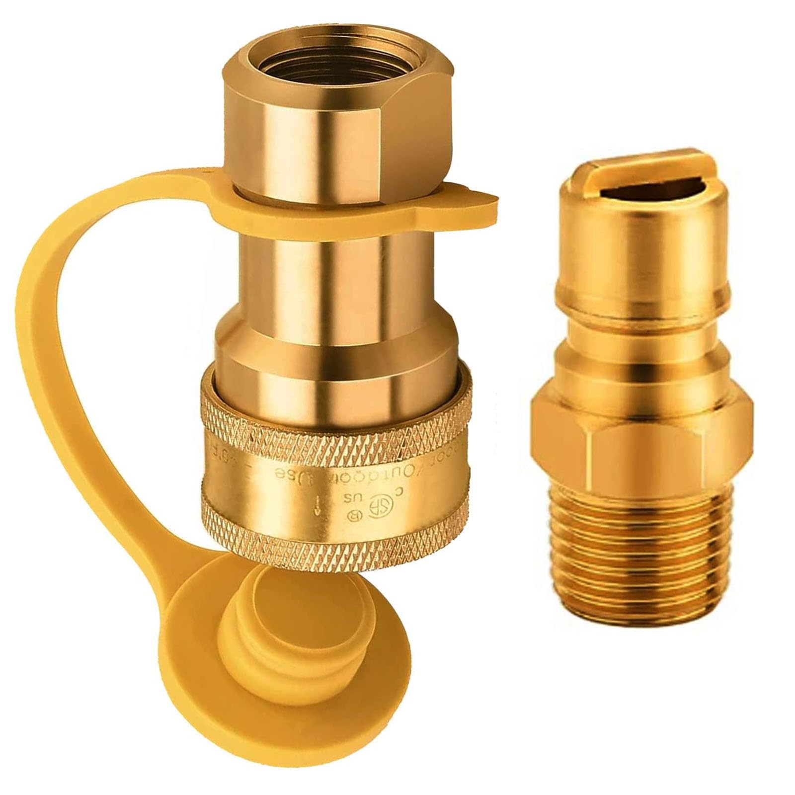 Raccordo Adattatore ICT Billet 1/2'' NPT &ndash; Connessione Rapida Maschio Per Tubo Carburante GM Diesel