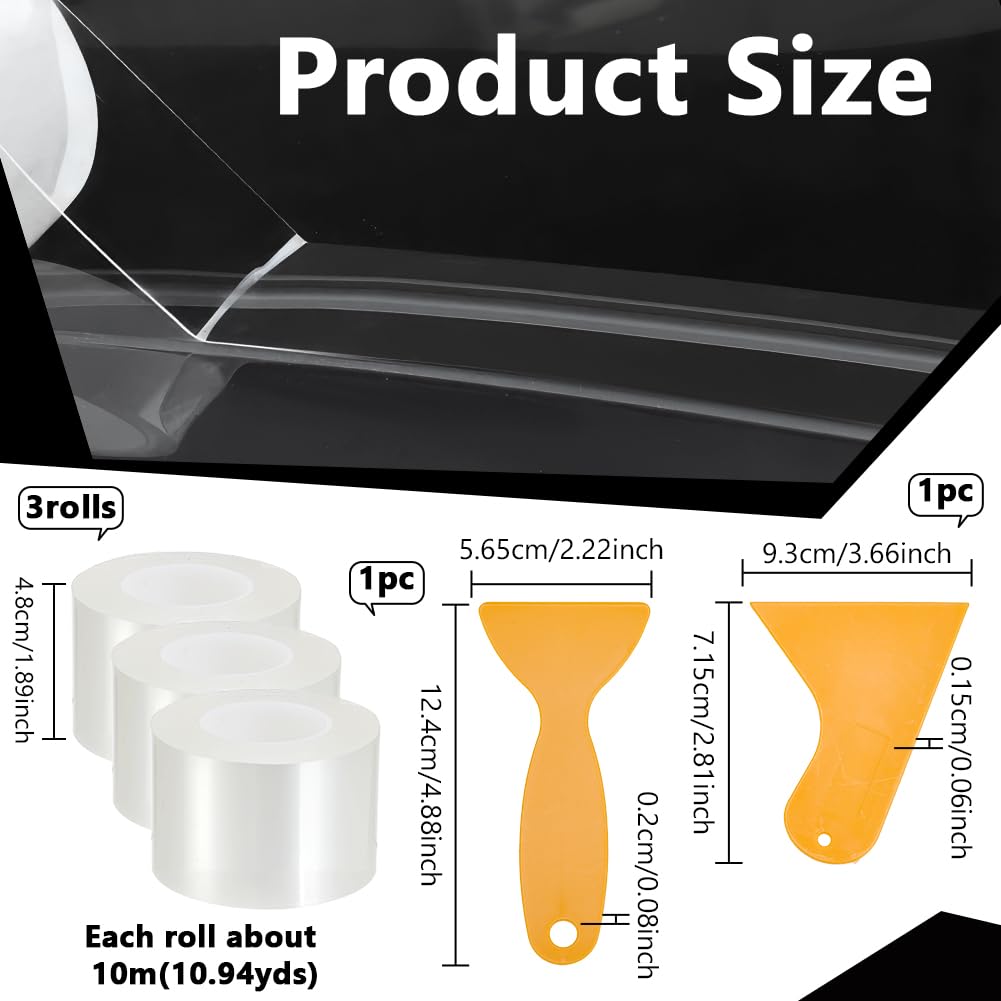 NBEADS 3 Rolls 30m Car Door Edge Guards - Image 2