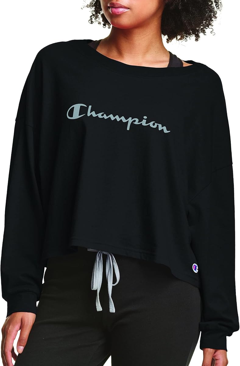 Women's Champion Sleep Crop Tee