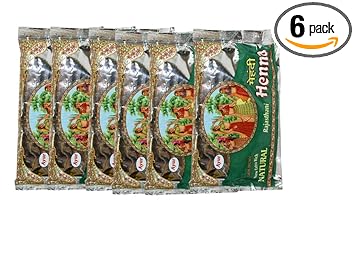 Ayur Herbal Rajasthani Henna Mehndi Powder (Dark Brown) (Pack Of 6), Each 75gm