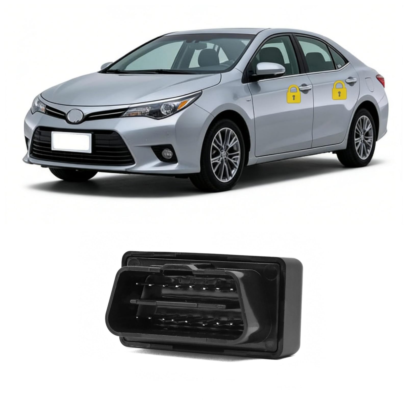 トヨタ CAR LOCK Amazon.com: OBD2 Plug & Play Automatic Door Speed Lock Unlock