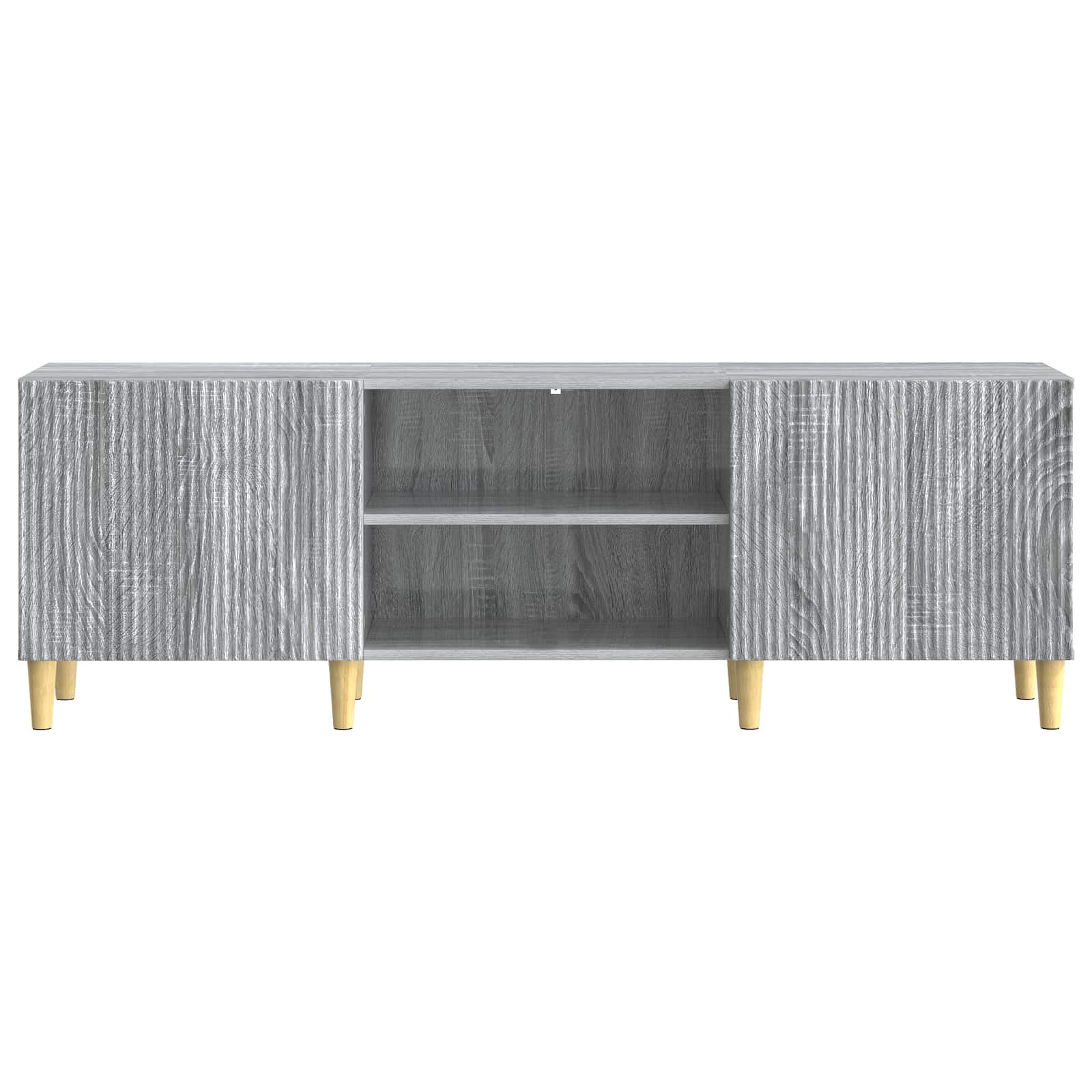 Mobile TV grigio Sonoma, 150 x 31 x 50 cm, in legno