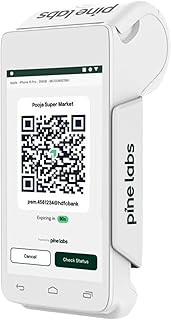 Pine Labs Touch Android POS Terminal | Accept All Payments - Credit Card,Debit Card, UPI, QR Code | 5” HD Touchscreen EDC Price In India