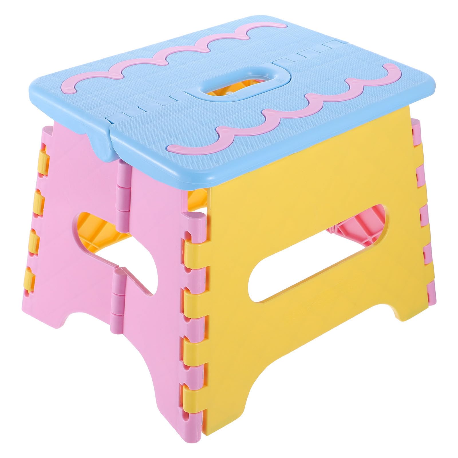 Tabouret pliable portable en plastique pour éviter de s'asseoir au sol
