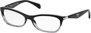 PR15PV ZYY/1O1 Eyeglasses, Black Gradient Transparent, 53mm
