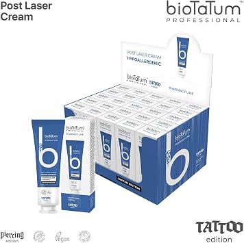 Post laser cream - Tattoo Removal Aftercare Cream with Provitamin B5 & Vitamin E – Balm for Skin Recovery After Laser Tattoo Removal - Reduces Redness & Scarring