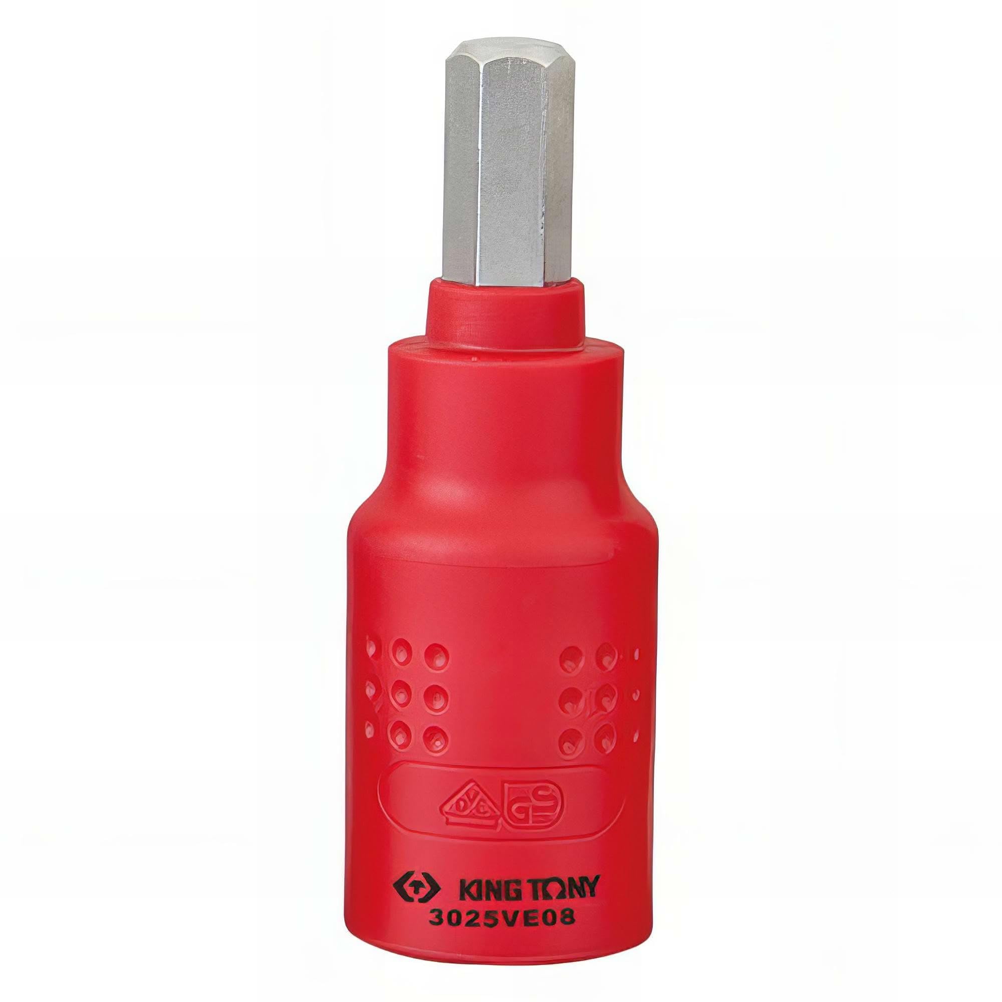 Douille isolee 3/8 pour visser avec precision embout 10 mm hexagonal KING TONY sur vos chantiers
