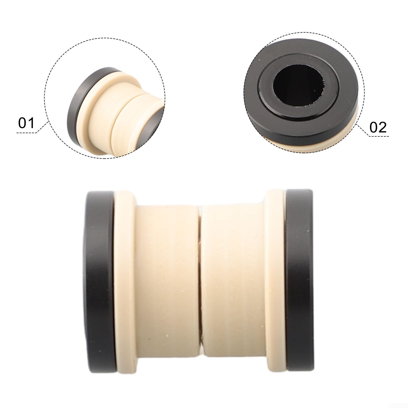 Kit di boccole resistenti per ammortizzatore posteriore Rockshox su biciclette DH (22 mm)