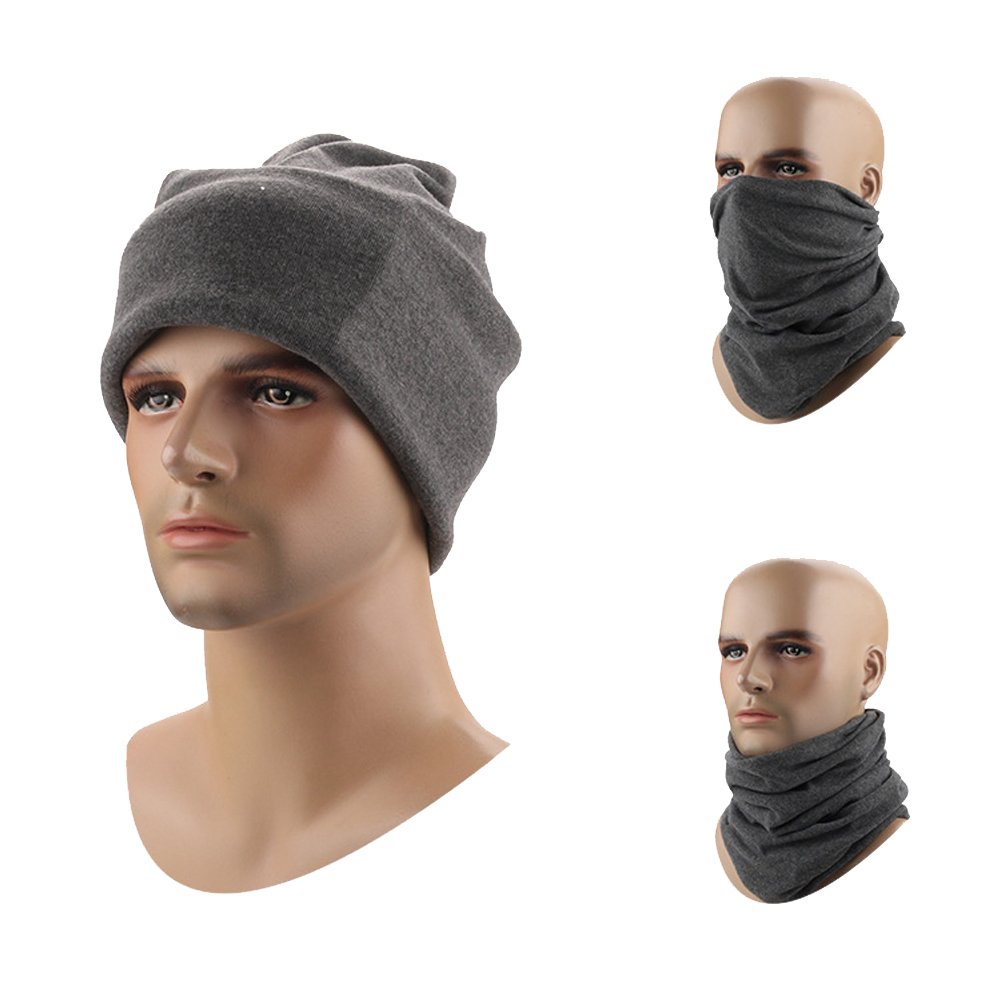 Leories Winter Windproof Cap Fleece Balaclava Hood Face Mask Neck Warmer Ski Hat
