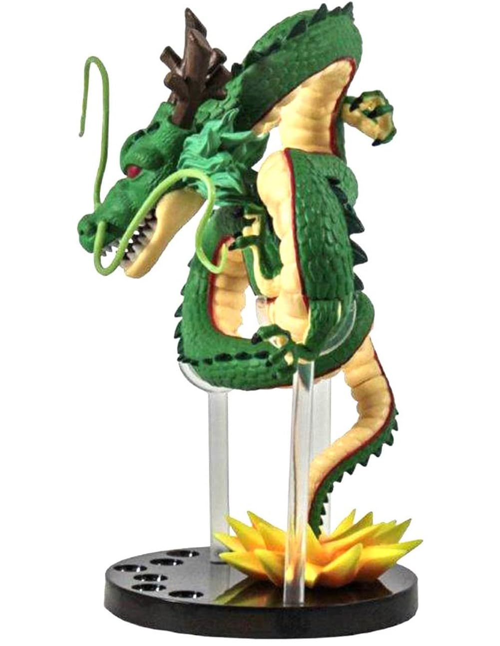 Statuetta Shenron in resina, decorazione di statue, set di action figure da 15 cm, palline da 3,5 cm e supporto in acrilico per regali e decorazioni per la casa