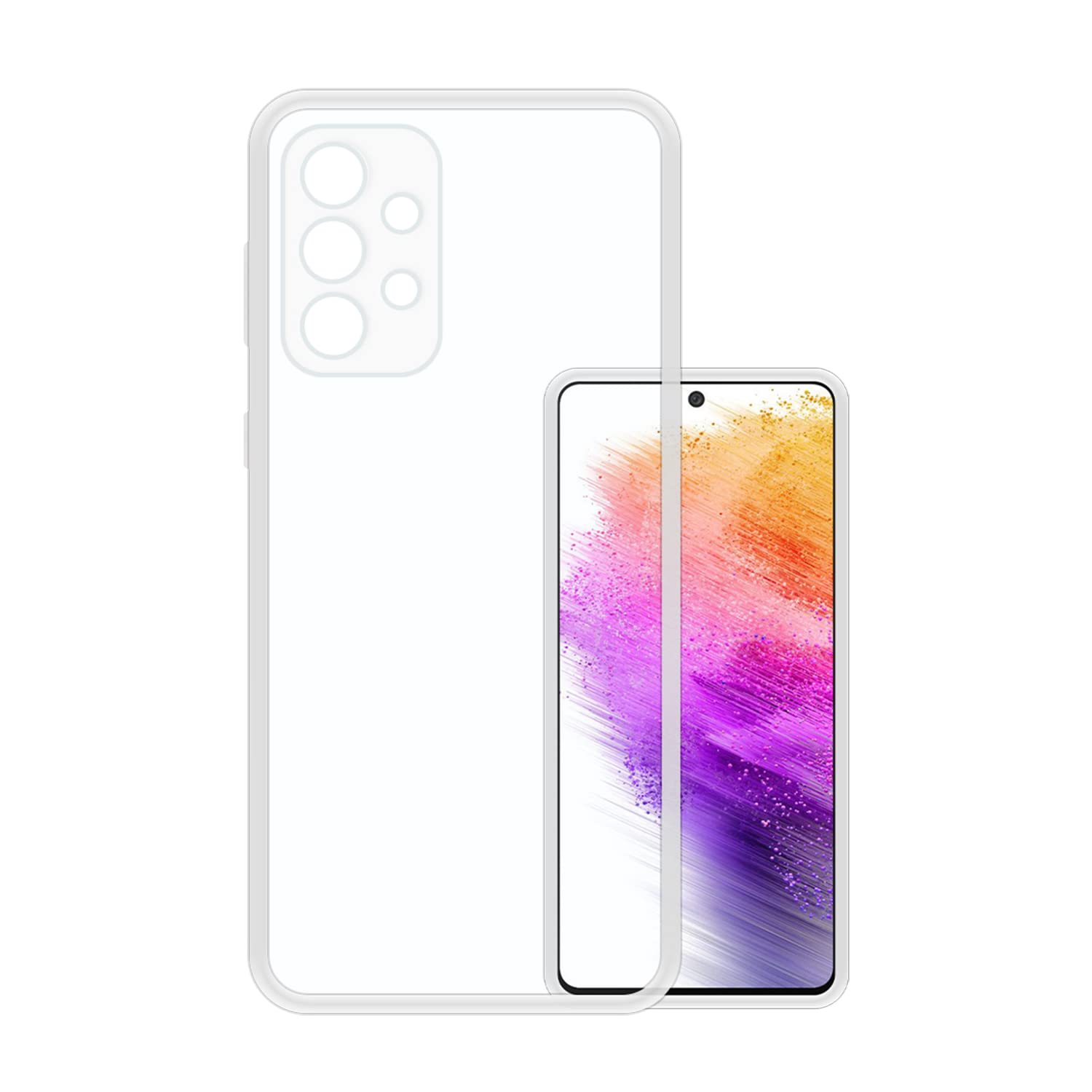VIDO Transparent Back Case Cover for Samsung Galaxy A73 5G (Soft & Flexible & Camera Protection Back Case) (B09XKC4CJ5) Amazon Price History, Amazon Price Tracker