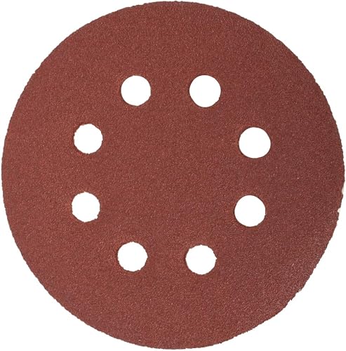 Tork Craft Sanding Disc 125Mm 60 Grit With Holes 10/Pk Hook And Loop