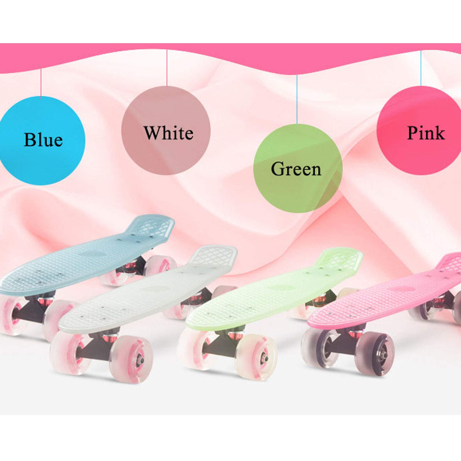 Amazon | ペニーボード、22インチの巡洋艦のスケートボード、大人の