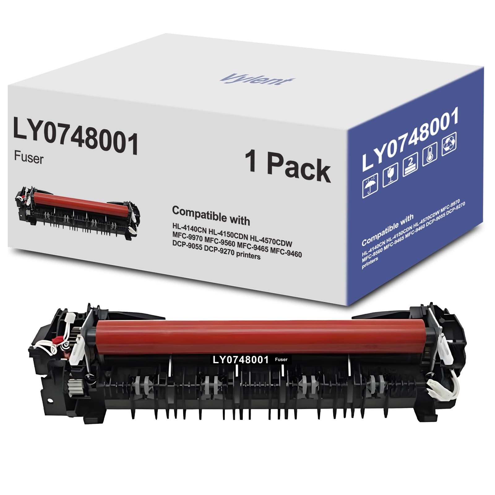 LY0748001 LY0749001 Fuser Unit Replacement for Brother HL-4140CN HL-4150CDN HL-4570CDW MFC-9970 MFC-9560 MFC-9465 MFC-9460 DCP-9055 DCP-9270 Printers (60,000 Pages)